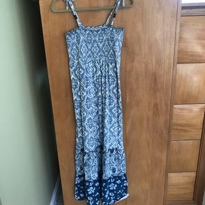 Children’s Place Girls 7/8 Blue Boho Maxi Dress